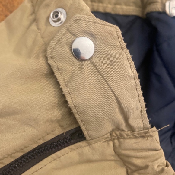 L.L. Bean Mens XL 42”x29” Snow Pants Full Side Zip Quilted Lining  Khaki VTG 70s - Picture 9 of 16